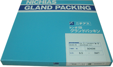 Aramid Fiber packing, Tombo No.9040-W, Braided Packing, 4586, ARAMID HYBRIDS, PTFE Packing