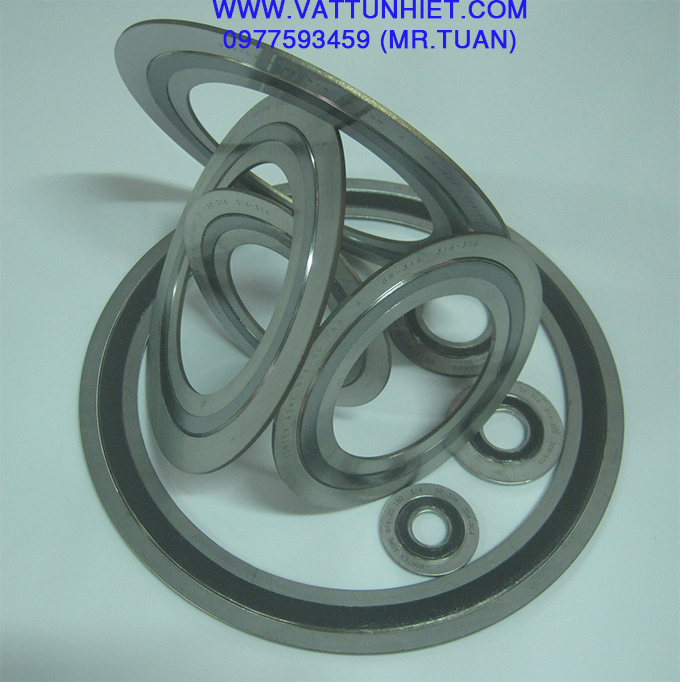 Spiral Wound Gasket 304, 304L, 316, 316L, inconel 600, 347, monel, titanium, 321, carbon steel 01